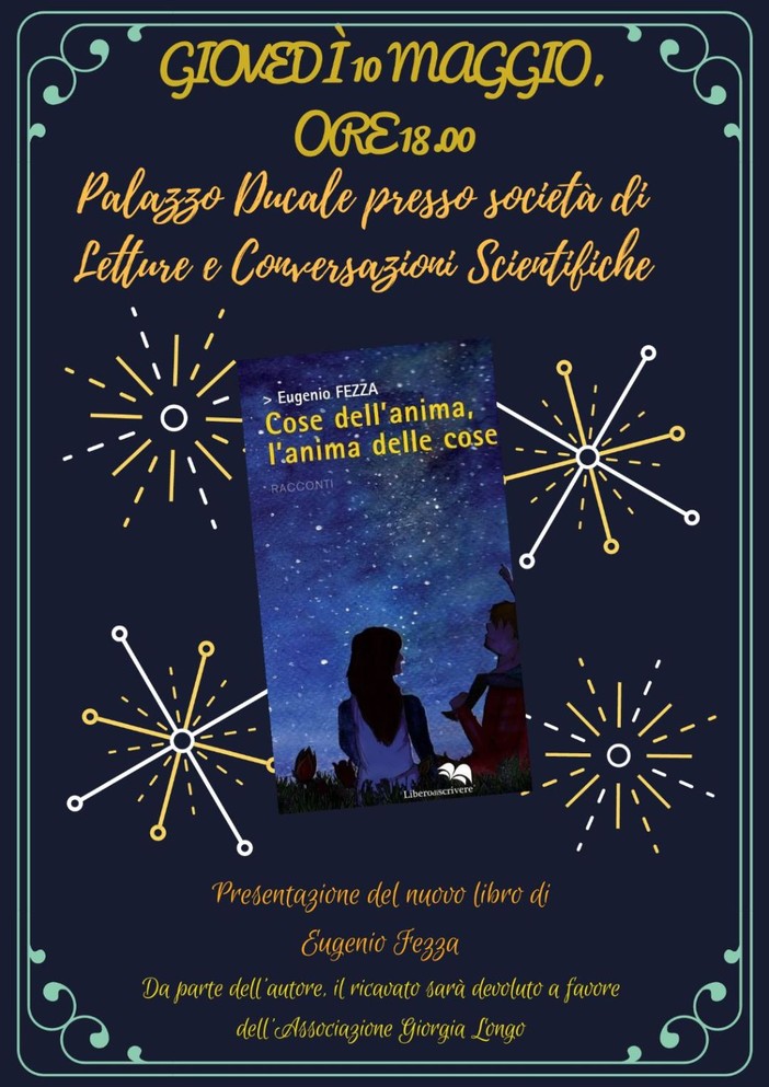 Cose dell'anima, l'anima delle cose: presentazione letteraria al Ducale