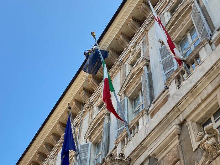 Lavori in corso a Palazzo Tursi, chiuso l’ingresso principale (foto) Lavori in corso a Palazzo Tursi, chiuso l’ingresso principale (foto)