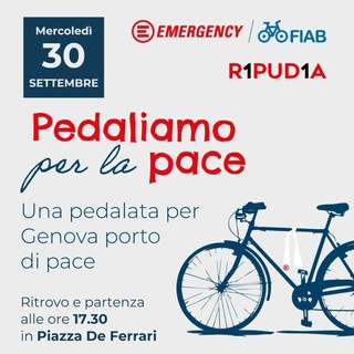 Torna "Pedaliamo per la pace": la mobilitazione di Emergency e Fiab contro la guerra e il traffico d'armi Torna "Pedaliamo per la pace": la mobilitazione di Emergency e Fiab contro la guerra e il traffico d'armi