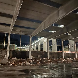 Parco del Ponte, continuano le demolizioni per la realizzazione del Memoriale (Foto)