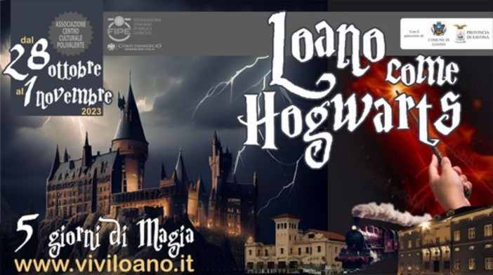 "Loano come Hogwarts", cresce l'attesa per il più grande raduno d'Italia degli amanti di Harry Potter