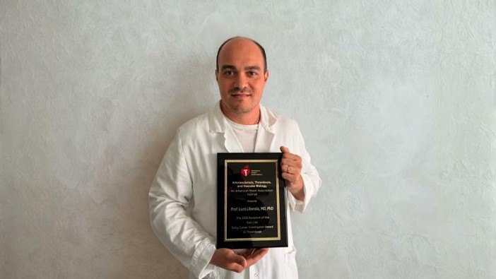 Luca Liberale premiato con il Karl Link Early Career Investigator Award in Thrombosis Luca Liberale premiato con il Karl Link Early Career Investigator Award in Thrombosis