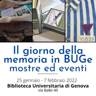 Giornata della Memoria, mostre ed eventi presso la Biblioteca Universitaria di Genova