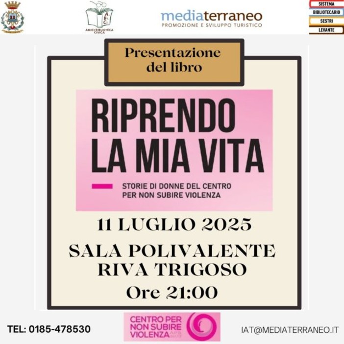 “Riprendo la mia vita”: a Riva Trigoso le storie di chi ha trovato la forza di ricominciare