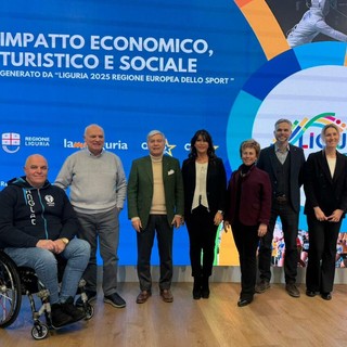 Liguria 2025 - Regione Europea dello Sport, presentati tutti i risultati con oltre 110 milioni di indotto e 550mila presenze