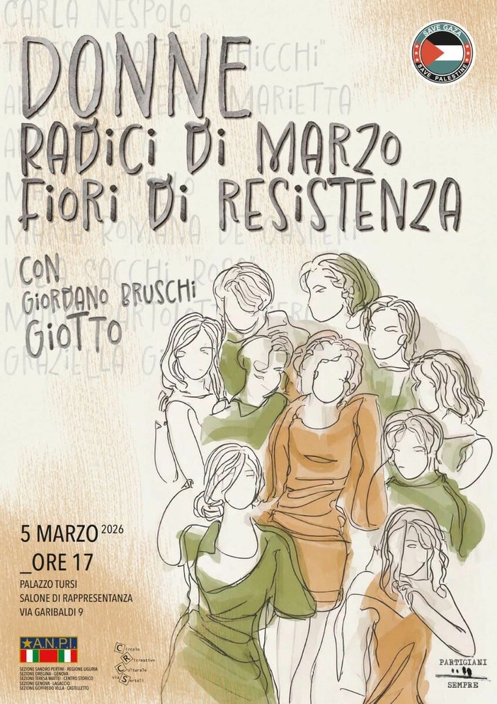 Donne e Resistenza a Palazzo Tursi: il partigiano "Giotto" racconta le radici del 25 aprile Donne e Resistenza a Palazzo Tursi: il partigiano "Giotto" racconta le radici del 25 aprile