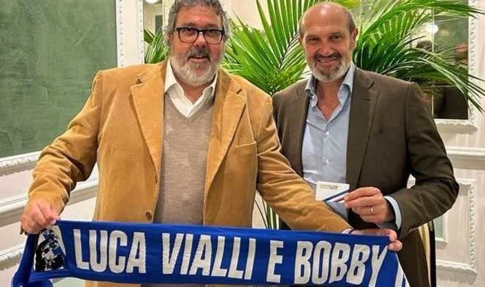 Marco Lanna riceve la tessera onoraria del Sampdoria Club Luca Vialli e Bobby Gol Marco Lanna riceve la tessera onoraria del Sampdoria Club Luca Vialli e Bobby Gol