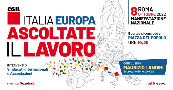 Manifestazione nazionale "Italiaeuropa: ascoltate il lavoro" a Roma, dalla Liguria un treno speciale Manifestazione nazionale "Italiaeuropa: ascoltate il lavoro" a Roma, dalla Liguria un treno speciale