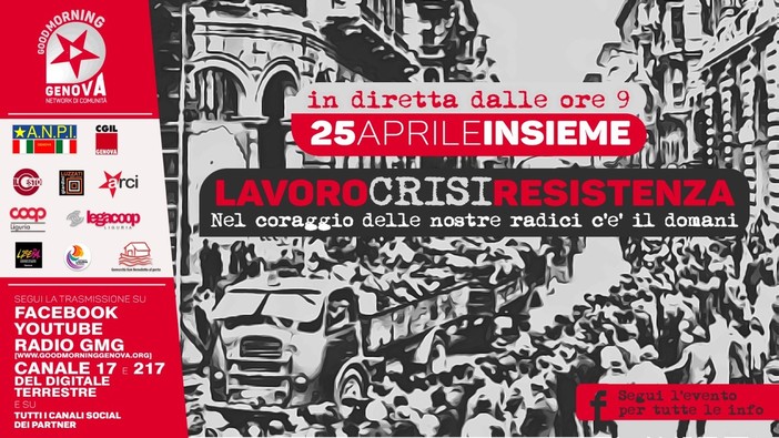 25 Aprile online contro la pandemia per riflettere su lavoro, crisi e resistenza 25 Aprile online contro la pandemia per riflettere su lavoro, crisi e resistenza