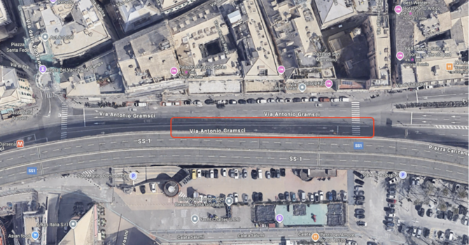 Lavori in via Gramsci, scattano le limitazioni: corsia ridotta e limite a 30 chilometri orari Lavori in via Gramsci, scattano le limitazioni: corsia ridotta e limite a 30 chilometri orari