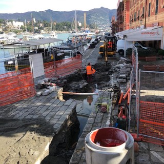 Santa Margherita Ligure, modifiche ai lavori Ato sul porto per il ritrovamento di un muro ottocetensco