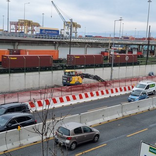 Parco lineare di Lungomare Canepa, proseguono i lavori ma mancano certezze sulle barriere antirumore