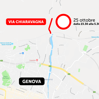 Terzo Valico: chiusa Via Chiaravagna per lavori