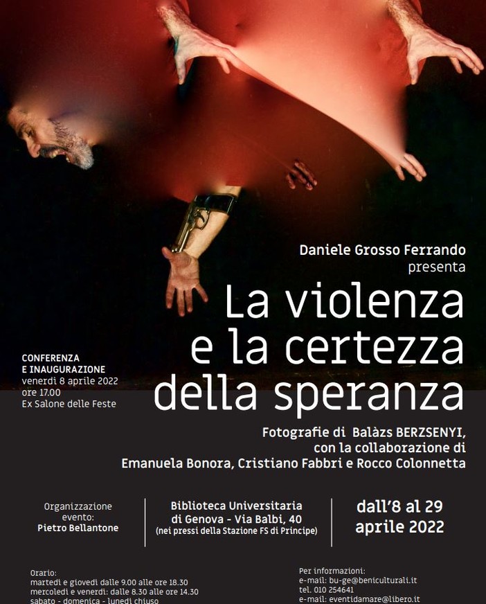 Alla Biblioteca Universitaria la mostra fotografica "La violenza e la certezza della speranza"