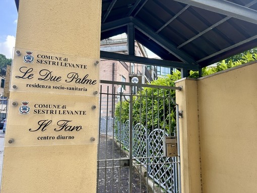 Sestri Levante: riapre il centro diurno alla residenza Le Due Palme Sestri Levante: riapre il centro diurno alla residenza Le Due Palme