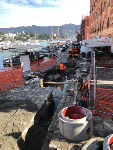 Santa Margherita Ligure, modifiche ai lavori Ato sul porto per il ritrovamento di un muro ottocetensco Santa Margherita Ligure, modifiche ai lavori Ato sul porto per il ritrovamento di un muro ottocetensco
