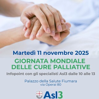 Cure Palliative, Asl3 incontra i cittadini alla Fiumara: un InfoPoint per informare e sensibilizzare