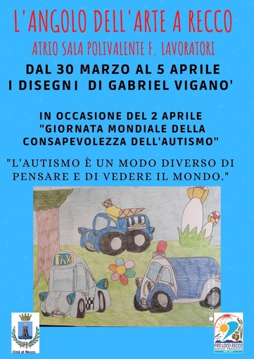 Recco, giornata Mondiale della Consapevolezza sull’autismo, una mostra in Sala Polivalente