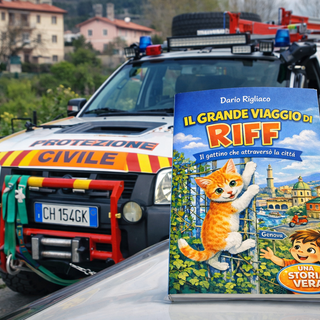 La storia di Riff, il gattino che ha attraversato Genova, diventa un libro