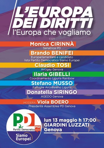 Brando Benifei e Monica Cirinnà ai Giardini Luzzati