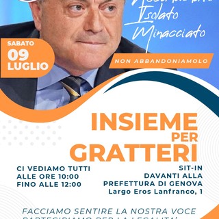 "Non abbandoniamolo", il 9 luglio il sit-in a sostegno a Nicola Gratteri