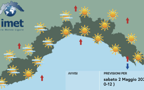 Meteo, ancora una giornata di sole sulla Liguria