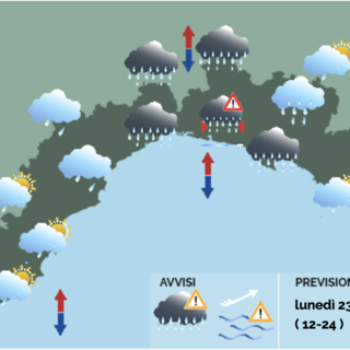 Meteo, dal tardo pomeriggio scatta l'allerta per forti rovesci