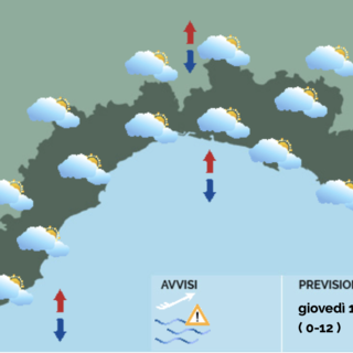 Meteo, vento forte in mattinata e nuvolosità diffusa su tutta la Liguria