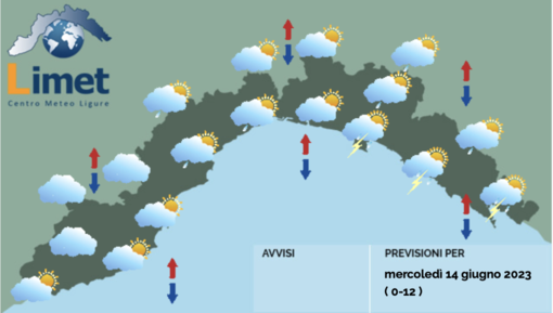 Meteo, ancora qualche residuo di instabilità con temporali sparsi Meteo, ancora qualche residuo di instabilità con temporali sparsi