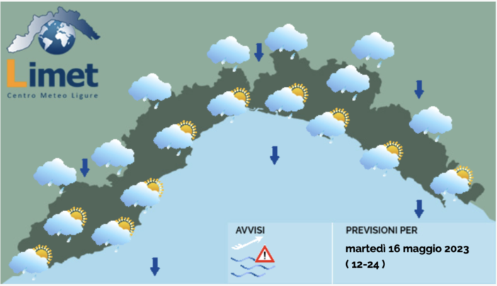 Meteo, continua la variabilità: al mattino vento forte, nel pomeriggio cielo coperto e possibili piogge Meteo, continua la variabilità: al mattino vento forte, nel pomeriggio cielo coperto e possibili piogge