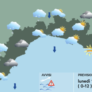 Meteo, sole sulla costa e precipitazioni verso i versanti padani. Lunedì di tempo incerto sulla Liguria