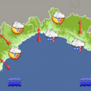 Meteo: ancora forti rovesci sul genovese, aumenta anche il vento