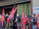 Mensa Telecom: protesta davanti alla sede di via Manuzio a Genova