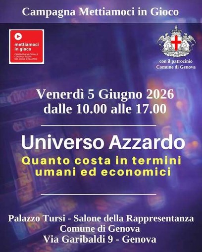 Universo azzardo: Mettiamoci In Gioco Liguria esprime soddisfazione per la campagna di prevenzione sui display cittadini