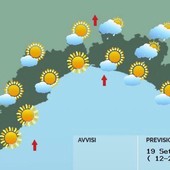 Meteo, arriva un'ondata di sole e caldo. Oggi gli ultimi momenti di instabilità, ma soltanto al mattino