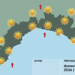 Meteo, domenica di sole su tutta la Liguria