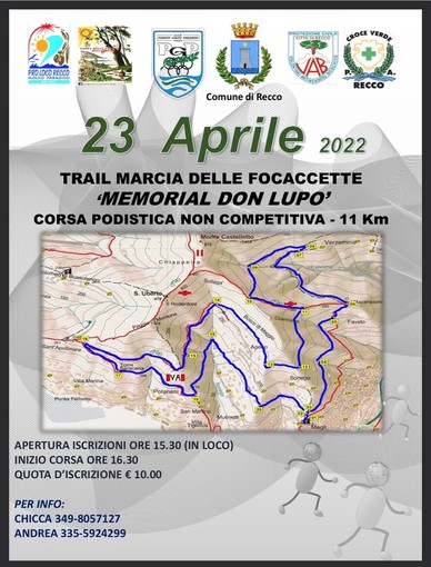 Sagra delle Focaccette di Megli, sabato 23 aprile due marce sportive per grandi e piccini