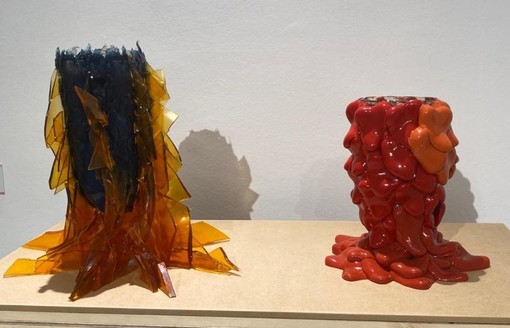 ‘In ricordo di un amico’ inaugura a Villa Croce la mostra di Gaetano Pesce (FOTO)