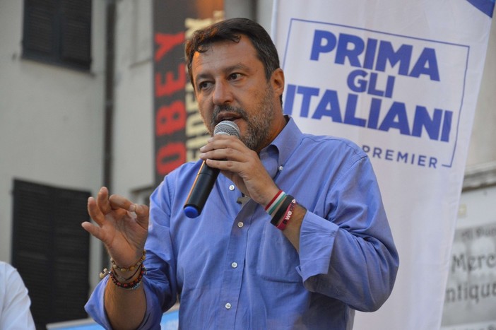 Salvini a Genova: &quot;Il 28 giugno ci sarò per l'abbattimento del ponte&quot;