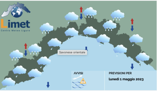 Meteo, molte nubi e precipitazioni sparse su tutta la regione