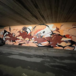 Street Art a Nervi, Roisone e Corn79 realizzano un murale in via Cottolengo