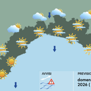 Meteo, giornata di forte vento e temperature in diminuzione su tutta la Liguria