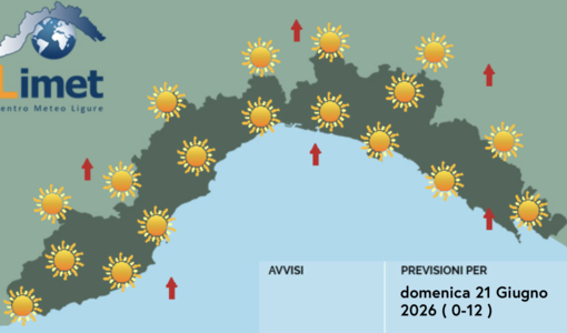 Meteo, domenica di sole su tutta la Liguria Meteo, domenica di sole su tutta la Liguria
