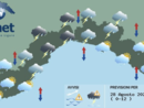 Meteo, piogge intense e vento forte sulla Liguria Meteo, piogge intense e vento forte sulla Liguria