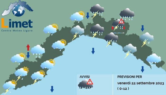 Meteo: un'altra giornata di allerta su tutta la regione, in arrivo un'intensa perturbazione Meteo: un'altra giornata di allerta su tutta la regione, in arrivo un'intensa perturbazione
