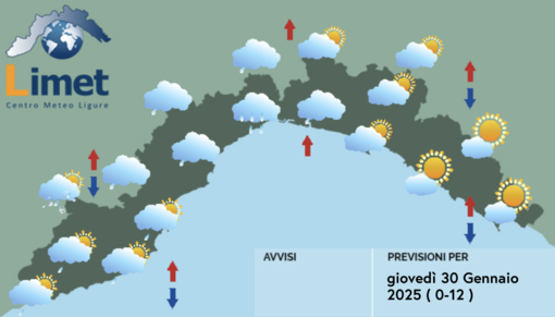 Meteo, rovesci sparsi su gran parte della regione