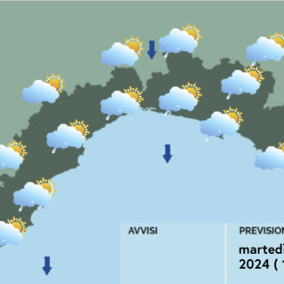 Meteo, rovesci sparsi su tutta la regione e temperature massime in calo Meteo, rovesci sparsi su tutta la regione e temperature massime in calo