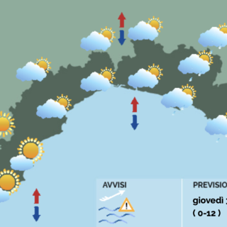 Meteo, cielo coperto e possibili piogge nel levante