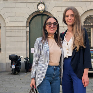 Nella foto la legale di Nessy Guerra, Agata Armanetti, e la consigliera Medina Habili