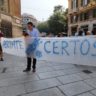 Una manifestazione dei residenti di Certosa
